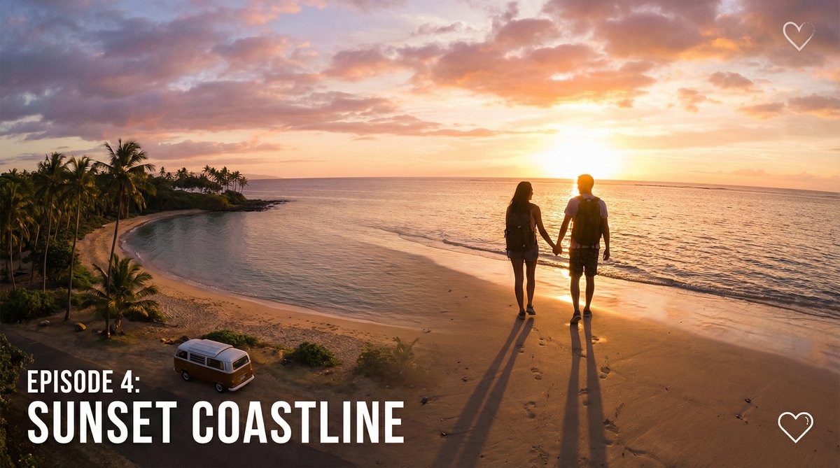 国产海边旅行vlog视频 | 浪漫视频记录